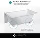 preview thumbnail 102 of 145, Fine Fixtures Acrylic-Fiberglass Soaking Bathtub, White. Alcove/Apron Front