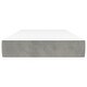 preview thumbnail 30 of 46, vidaXL Pocket Spring Bed Mattress Light Gray/Dark Gray multi size Velvet