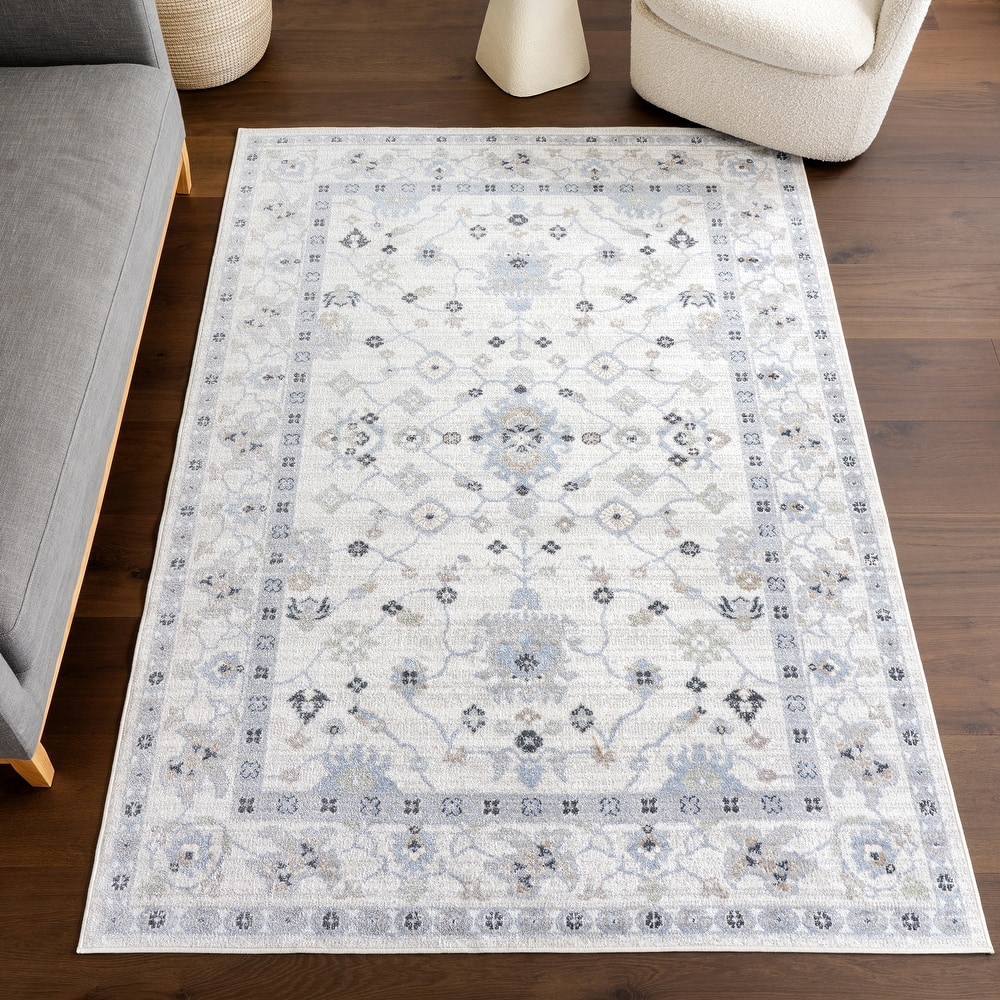 Nuloom Bridie Medallion Machine Washable Area Rug