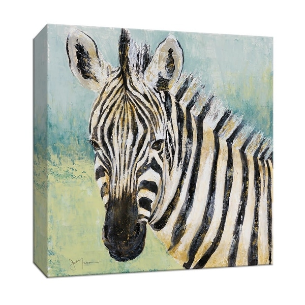 PTM Images 9-147818 PTM Canvas Collection 12" x 12" - "Painterly Zebra" Giclee Safari Animals Art Print on Canvas