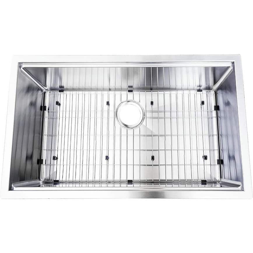 UM3219 32" x 19" Single Bowl Under-Mount Stainless Steel Kitchen Sink