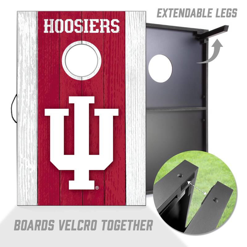 Indiana Hoosiers NCAA Compact 2x3 Tailgate Cornhole Board Set
