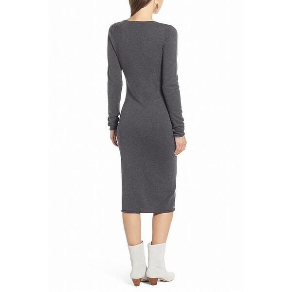 womens midi sweater dress