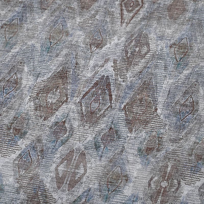 Premium Machine Washable Vintage Diamonds Sherpa Throw Blanket