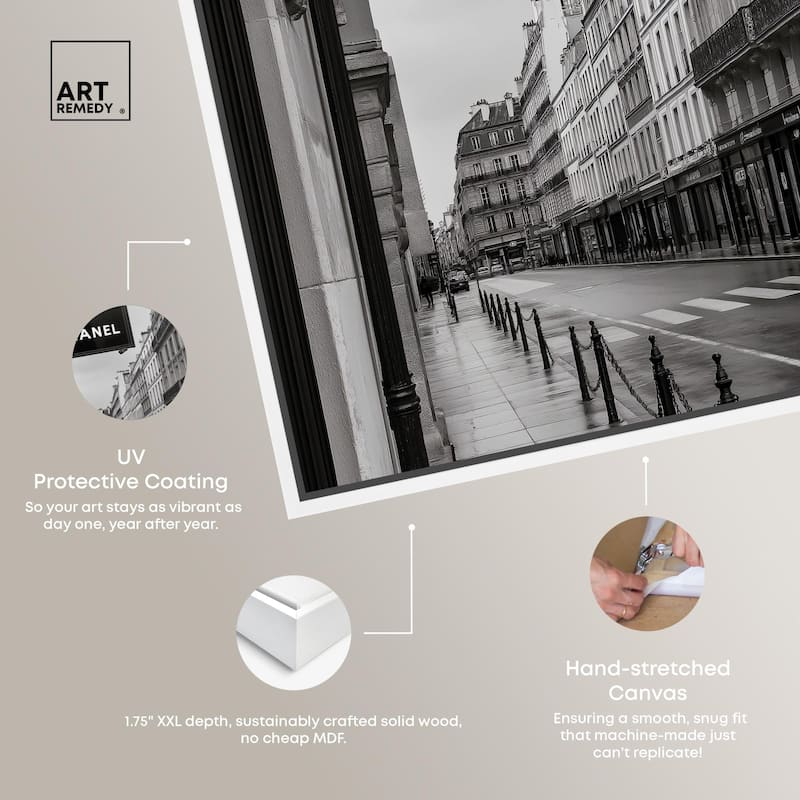 Parisian Fashion Star Canvas by Art Remedy