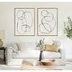 preview thumbnail 17 of 15, Kate and Laurel Sylvie Modern Circles Framed Canvas Set by Teju Reval