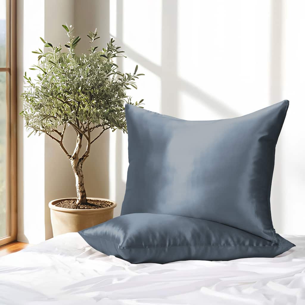 Becky Cameron 100% Mulberry Silk Zippered Pillowcase 2 Piece Set