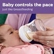 preview thumbnail 4 of 3, Glass Natural Baby Bottle With Natural Response Nipple 4oz 3 Pack - Clear
