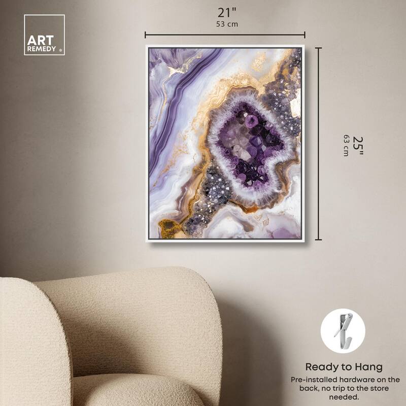 Amethystine Dream II Canvas by Art Remedy