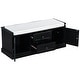 preview thumbnail 15 of 48, Storage Bench with 2 Drawers and 2 Cabinets, Shoe Bench with Removable Cushion for Living Room