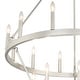 preview thumbnail 22 of 88, Acroma 20-light Modern Farmhouse 40In Round Wagon Wheel Chandelier with UL