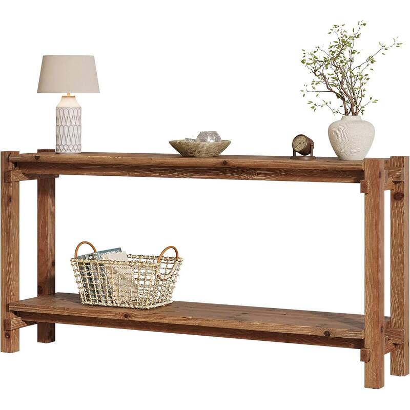 63-Inch Solid Wood Console Table