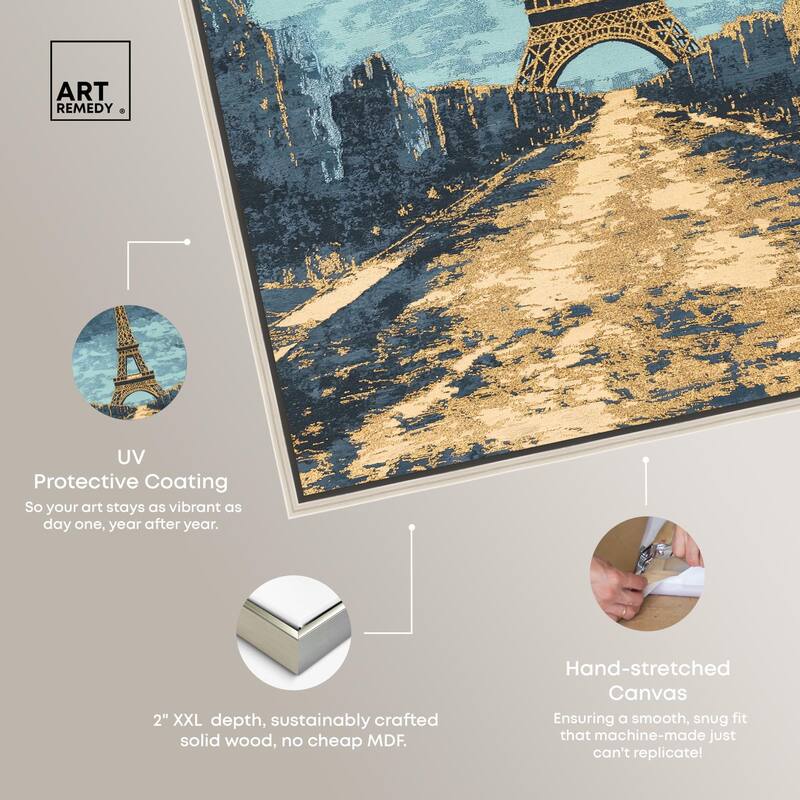 Textured Paris Embroidery Canvas by Art Remedy