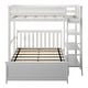 preview thumbnail 24 of 25, Max and Lily L Shaped Twin over Full Bunk Bed with Bookcase
