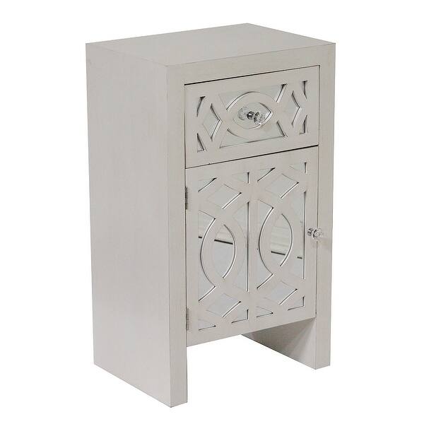 Shop 1 Drawer 1 Door Accent Cabinet W Carved Trellis Front And