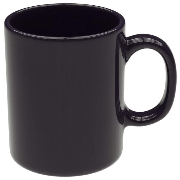 Omniware Teaz Cafe Aubergine Stoneware 11 Ounce Classic Coffee Mug