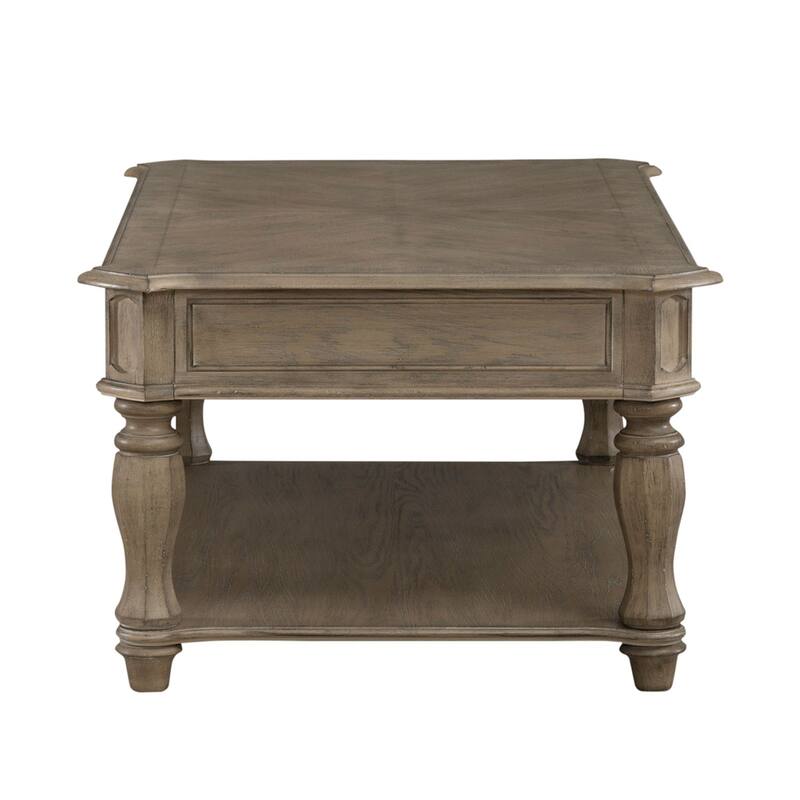 Magnolia Manor Weathered Bisque Alternate 3 Piece Cocktail Table Set