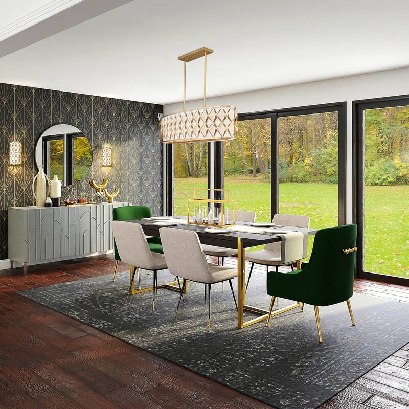 Harden 10 Light Linear Chandelier in Modern Gold - Modern Gold