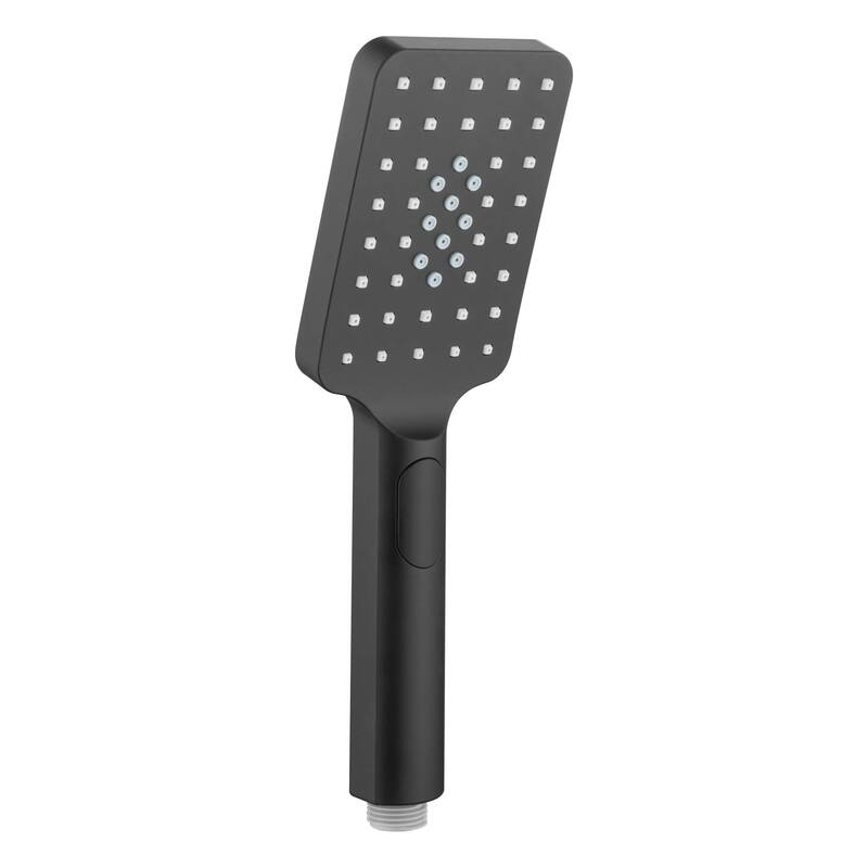 Cube 3 Settings ABS Handheld Shower Head - Matte Black