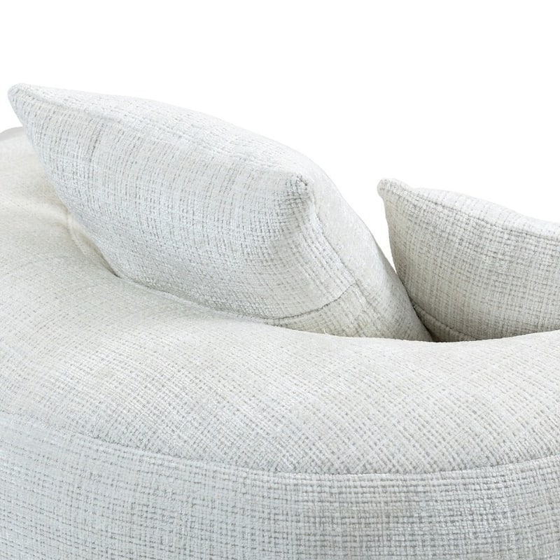 Comfort Lounger High Back Bean Bag Chair Couch With Three Pillows