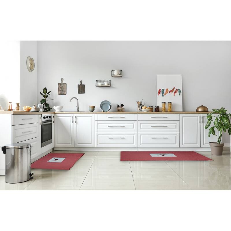 Love Letter Valentines Chenille Rug