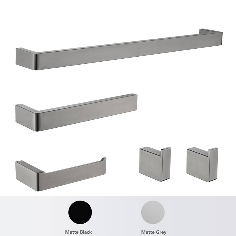 AITINKAN 5-piece Bathroom Hardware Set Towel Bar Set