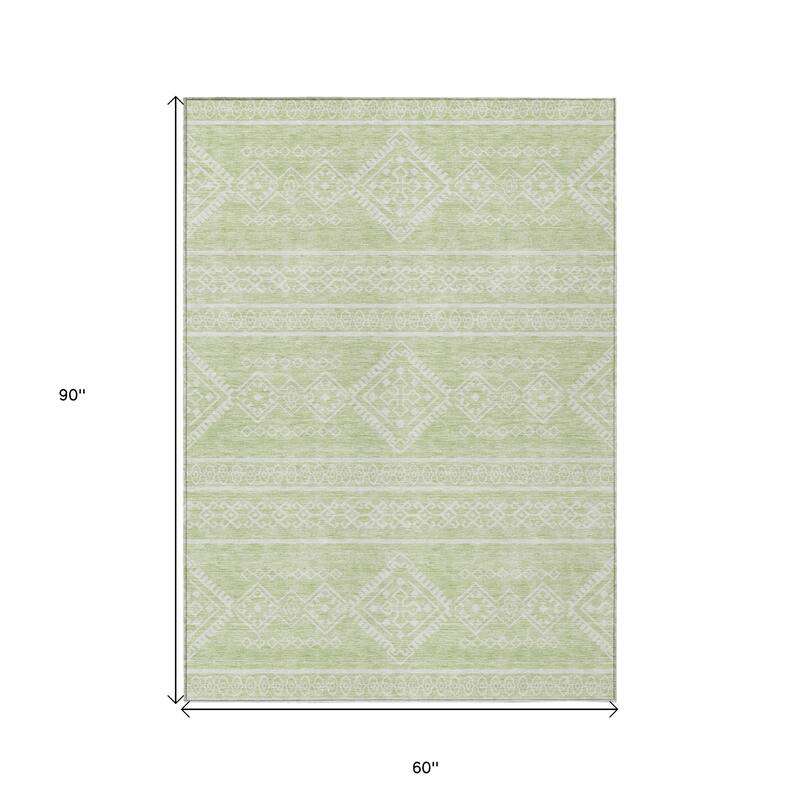 HomeRoots Southwestern Transitional Rectangle Outdoor Rug