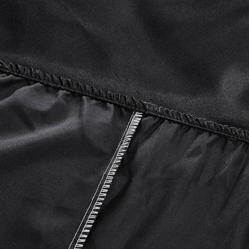 Silky Satin Bed Sheets Set Pillowcase Deep Pocket Flat Fitted Sheet