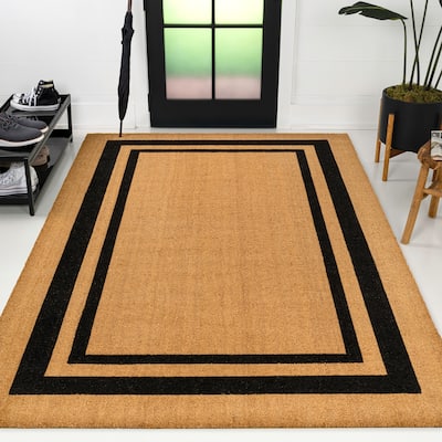 Blaire Modern Classic Double Border Indoor/Outdoor Area Rug