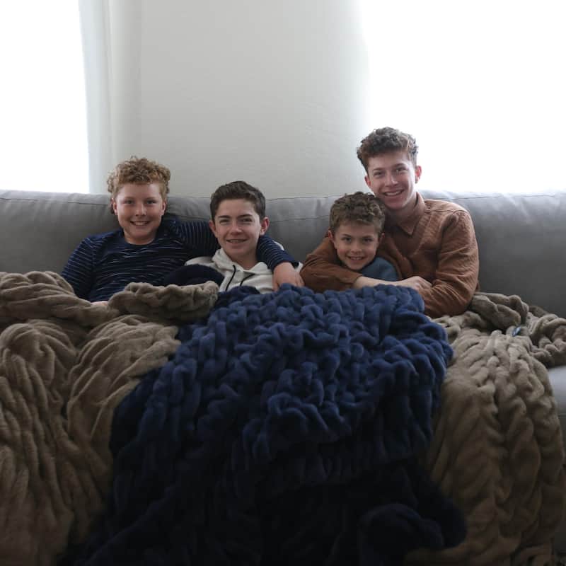 Minky Designs Luxuriously Soft Chic Minky Faux Fur Blankets