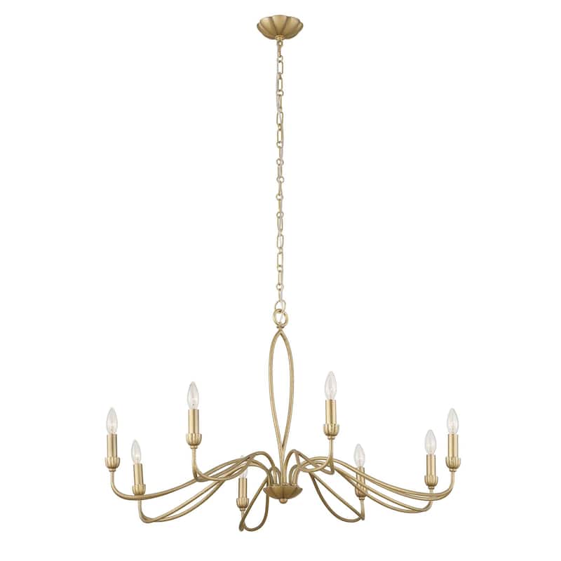 Uttermost Corella 8 Light Chandelier - 40"W x 40"D x 23"H