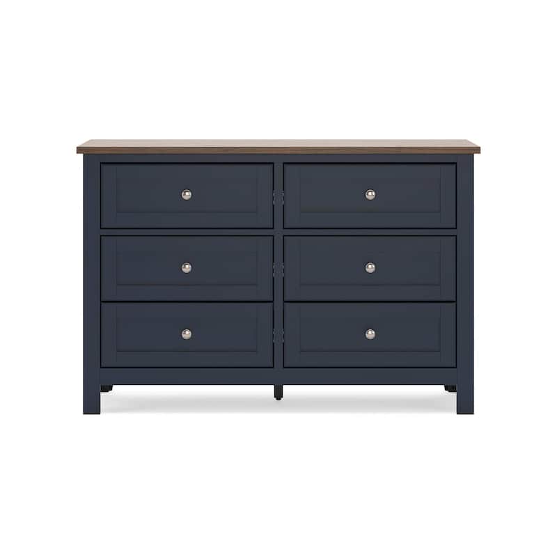 Signature Design by Ashley Landocken Brown/Blue Dresser