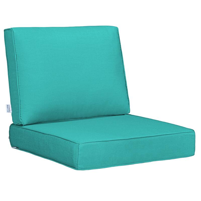 Outdoor Waterproof Rectangle Deep Seat Chair Cushion