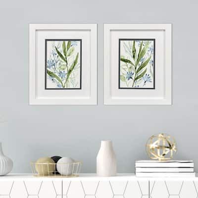Paragon Meadow Blues I Framed Art - Set of 2