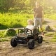 preview thumbnail 10 of 25, Qaba 12V Ride On Truck, 3.7 MPH Battery Powered Electric Car for Kids Remote Control, 4-Wheel Suspension, Lights, Horn & Music Black