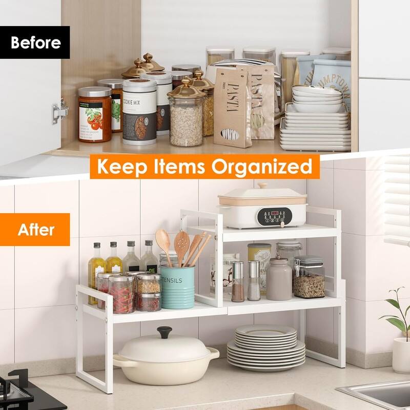 Expandable kitchen Countertop Organizer