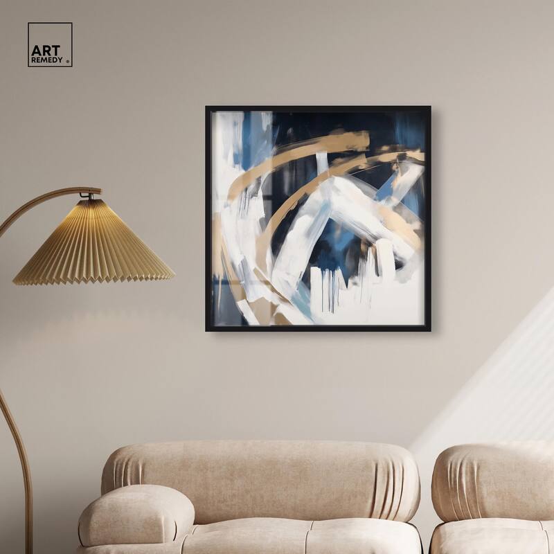 Golden Vortex II Shadowbox by Art Remedy