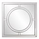 preview thumbnail 2 of 6, Allan Andrews Arwen Large Square Mirror - 40" x 40" x 1"