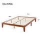 preview thumbnail 81 of 93, 12" Classic Solid Wood Platform Bed Frame