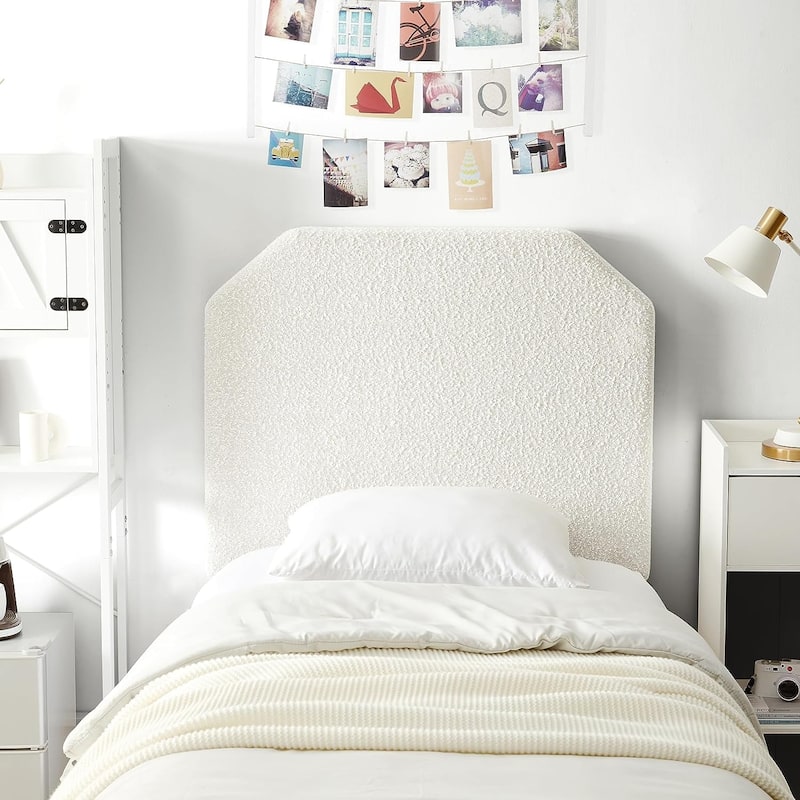 Tavira Allure® Boucle Dorm Headboard with Legs by DormCo
