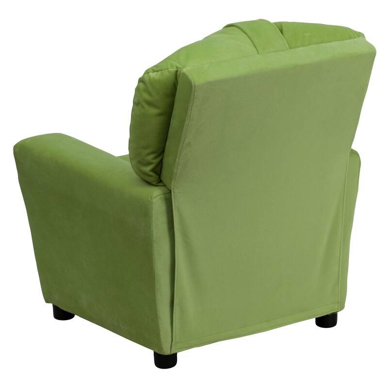 Contemporary Kids Recliner with Cup Holder