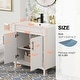preview thumbnail 24 of 45, 24"/30"/36" Retro Bathroom Vanity W/ Drop in Sink Combo Cabinet Set