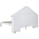 preview thumbnail 21 of 41, Rustic Wood Platform Bed with House-Shaped Headboard & Built-in LED