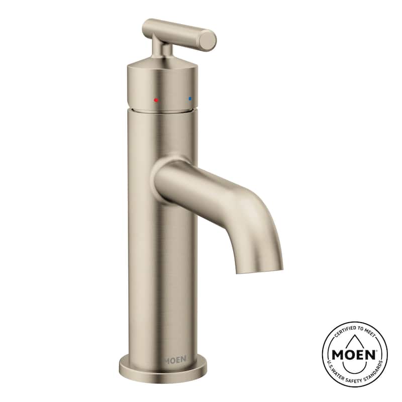Moen Gibson 1.2 GPM Single Hole Bathroom Sink Faucet with Pop-Up Drain