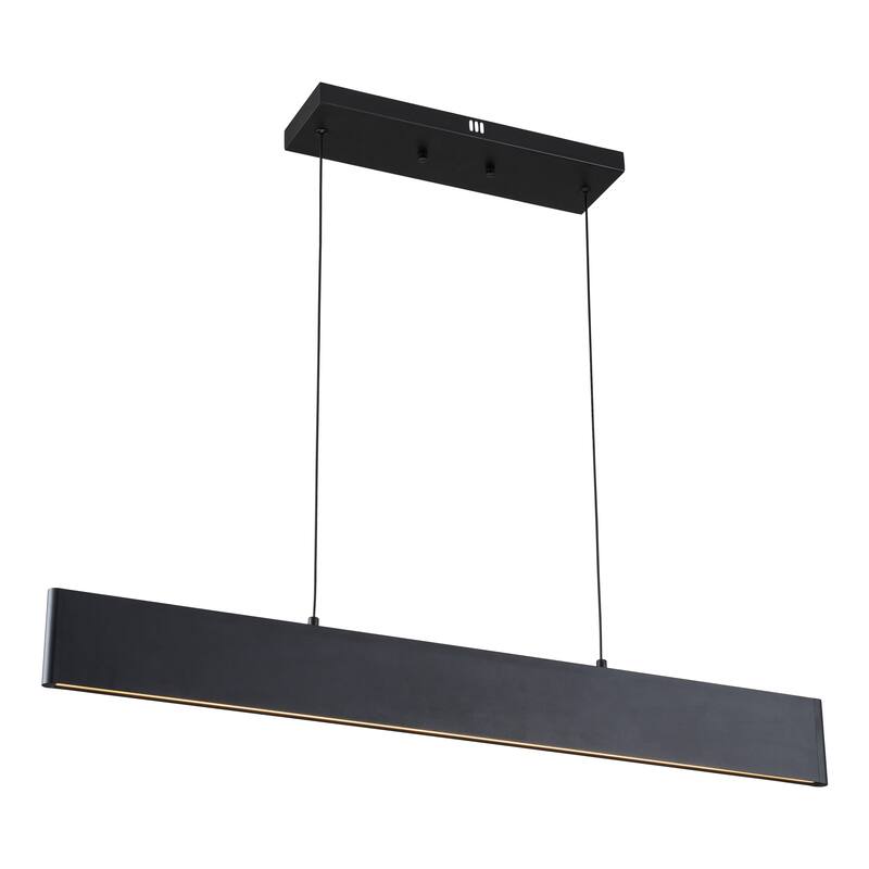 C Cattleya Integrated LED Up and Down Lighting Linear Kitchen Island Chandelier