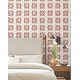 preview thumbnail 3 of 5, York Wallcoverings Mimosa Fleur Terracotta Wallpaper