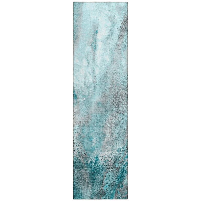 Lalu Modern Art-Inspired Weather Resistant Modern Chic Outdoor Rug
