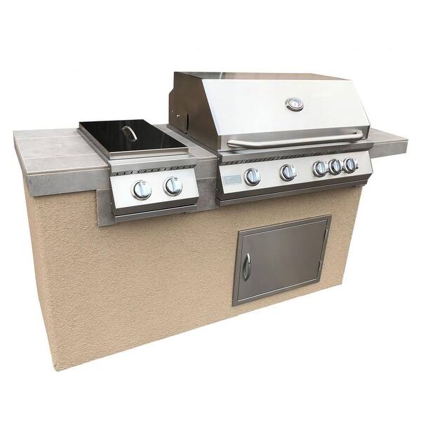 Shop Kokomo Grills Antigua Bbq Island Overstock 25444036