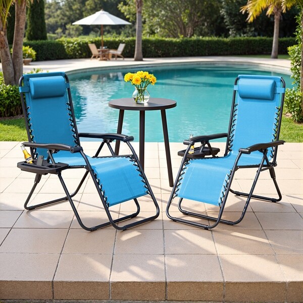 Homall Patio Zero Gravity Chair Lawn Lounge Chair with