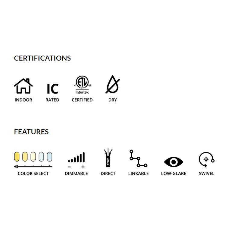 Pinpoint 10 Light Multi-Spot Directional Recessed LED Downlight